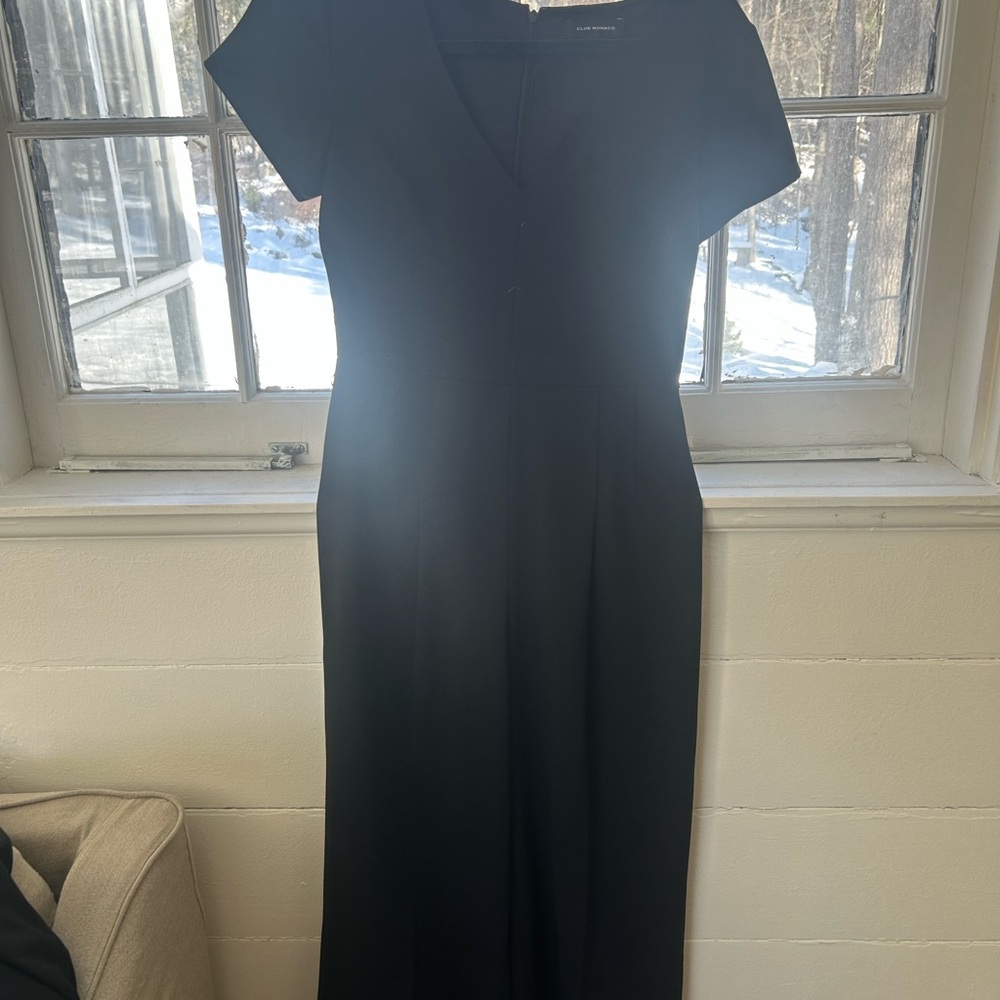 Club Monaco Black Jumpsuit